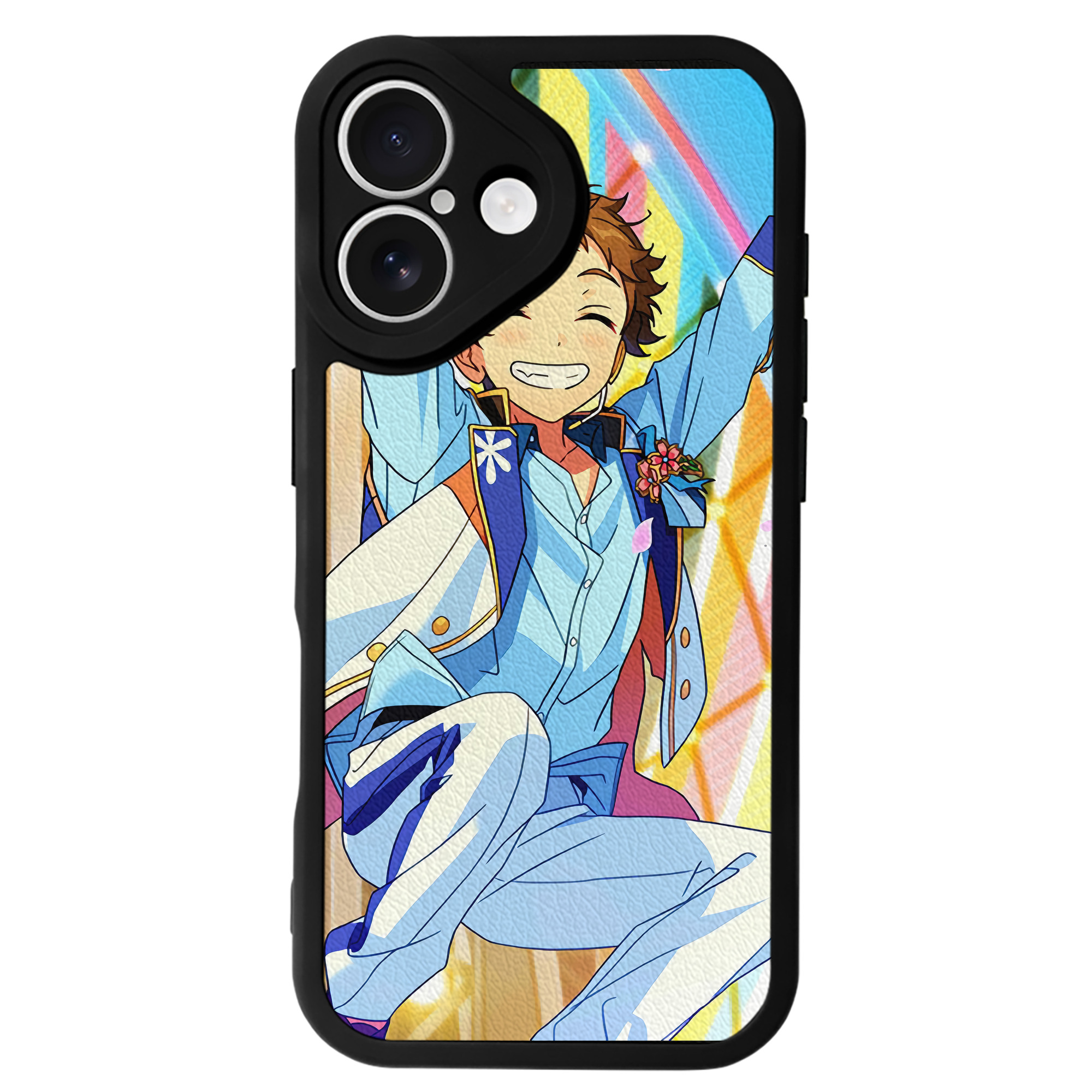 （画像用） あんさんぶるスターズ! Ensemble Stars 【iPhone 16シリーズ対応】シリコンスマホケース（レザー調） 材質：シリコン